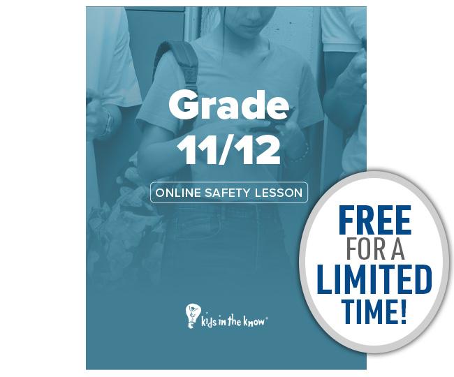 Grade 11/12 Online Safety Digital Lesson